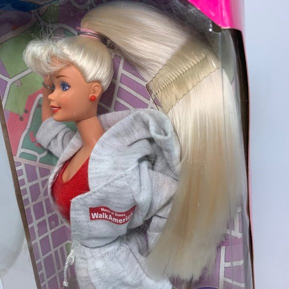 March of Dimes Barbie Walk America 1997 KMart Special Edition 18506 Sealed Box N - Picture 12 of 12